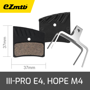 Semi-Metal Brake Pads - E4, Hope M4, Shim M755