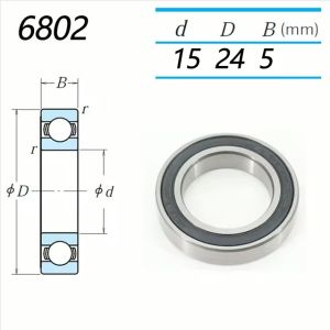 NBK Bearing 6802-2RS